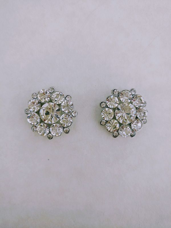 Paire de Fleurs Blanches